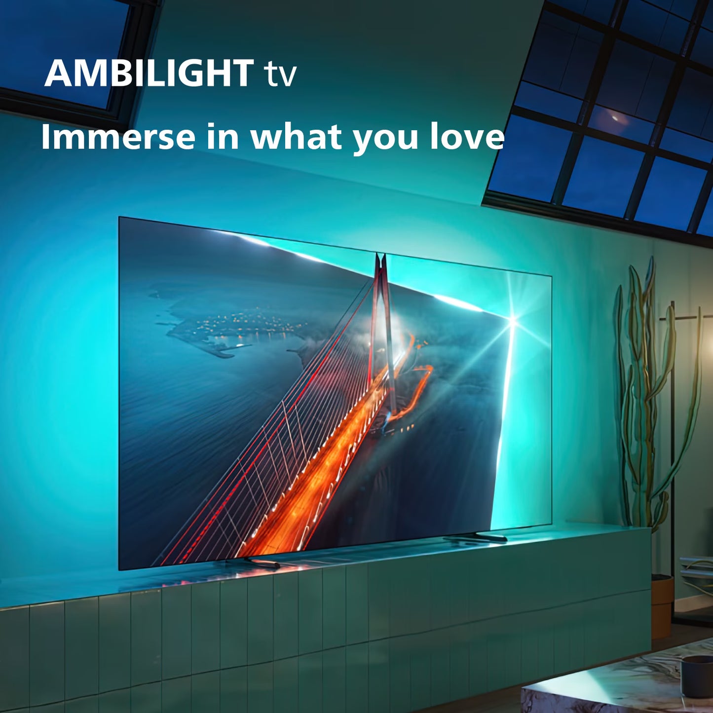 Philips - 48 inch - 48OLED708/12 - OLED TV + Ambilight
