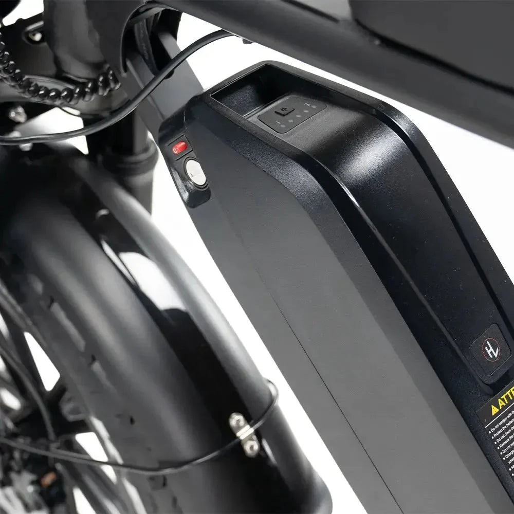 OUXI V8 MAX dubbele accu - Fatbike - Zwart - Hydraulische Remmen