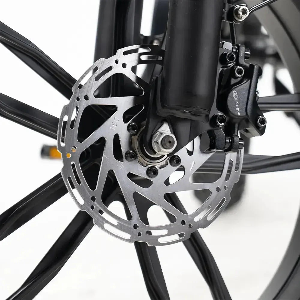 OUXI V8 MAX dubbele accu - Fatbike - Zwart - Hydraulische Remmen