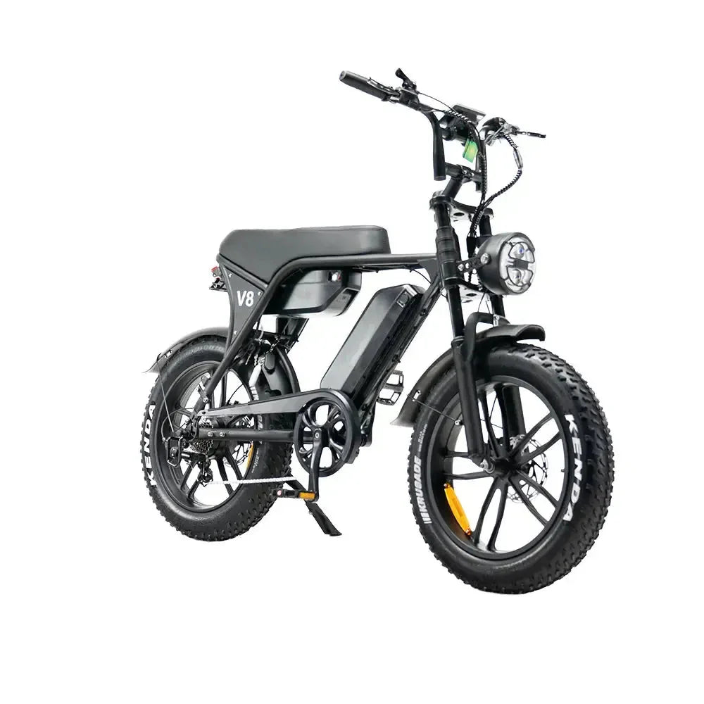 OUXI V8 MAX dubbele accu - Fatbike - Zwart - Hydraulische Remmen