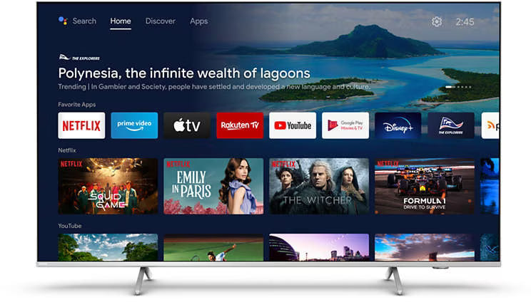 Philips - 43 inch - The One 43PUS8507/12 - 4K Ultra HD-LED + Ambilight