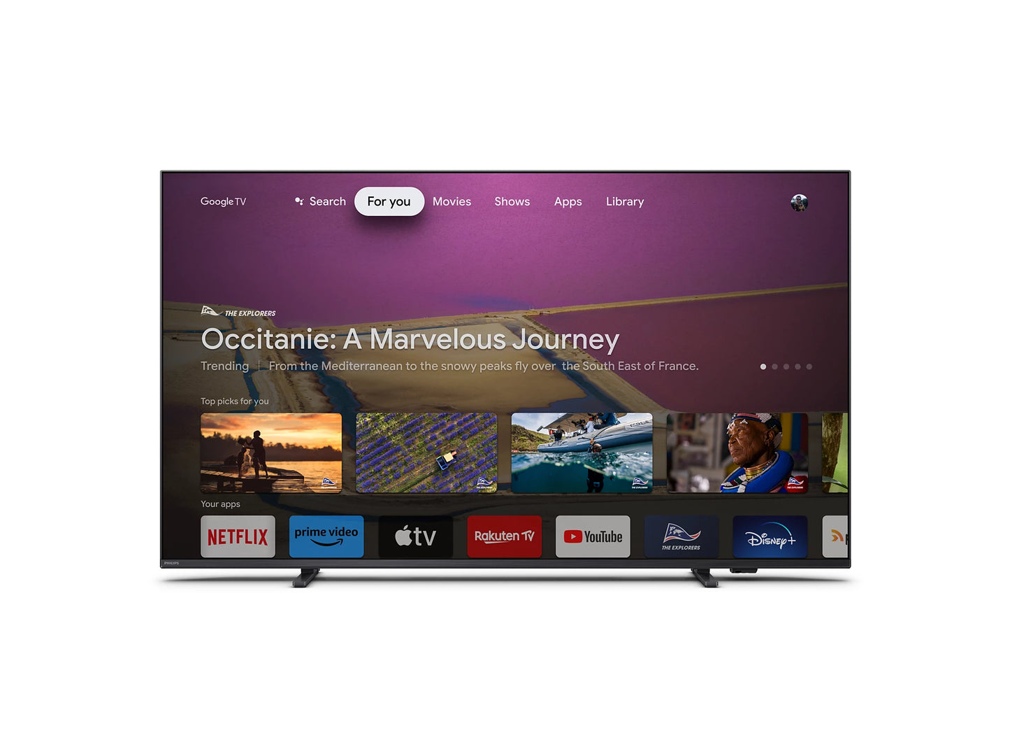Philips - 43 inch - The One 43PUS8558/12 - 4K Ultra HD-LED + Ambilight