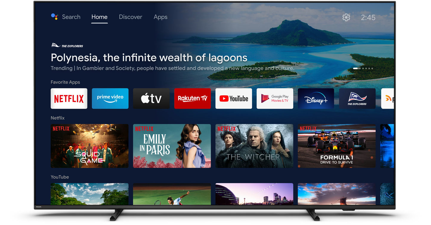 Philips - 50 inch - 50PUS8007/12 - 4K Ultra HD-LED + Ambilight