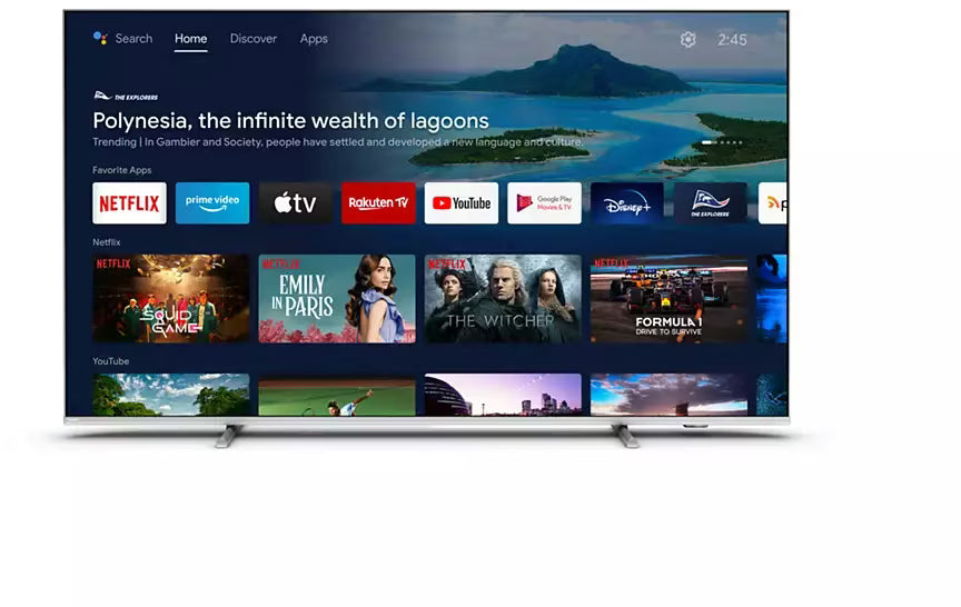 Philips - 50 inch - 50PUS8057/12 - 4K Ultra HD-LED + Ambilight