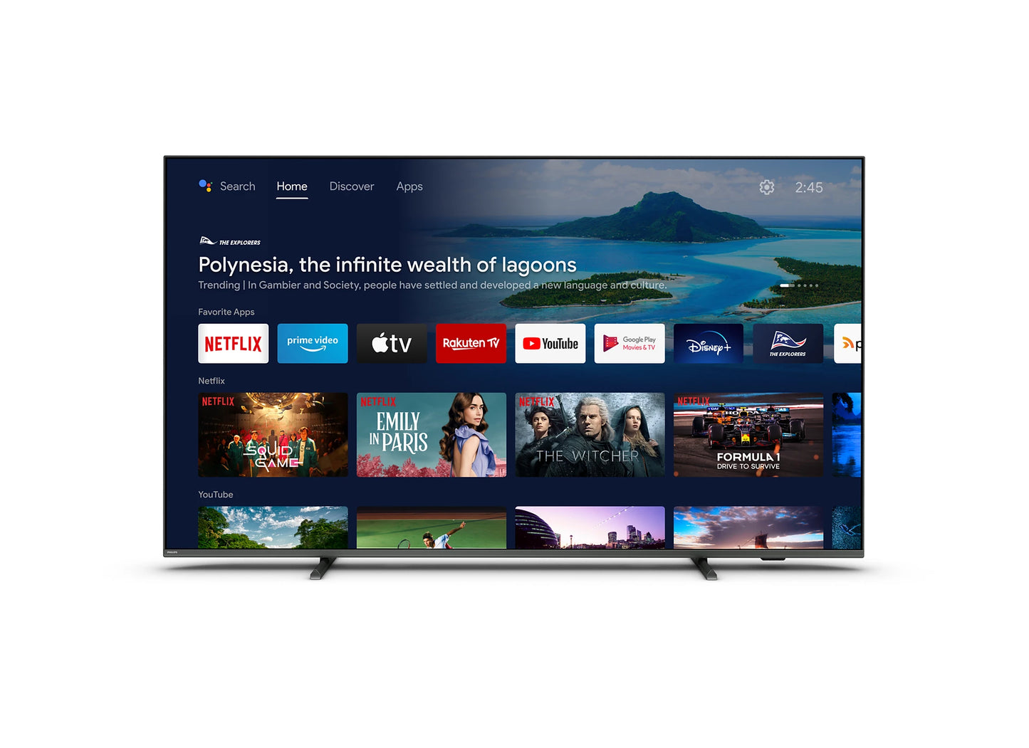 Philips - 50 inch - 50PUS8107/12 - 4K Ultra HD-LED + Ambilight