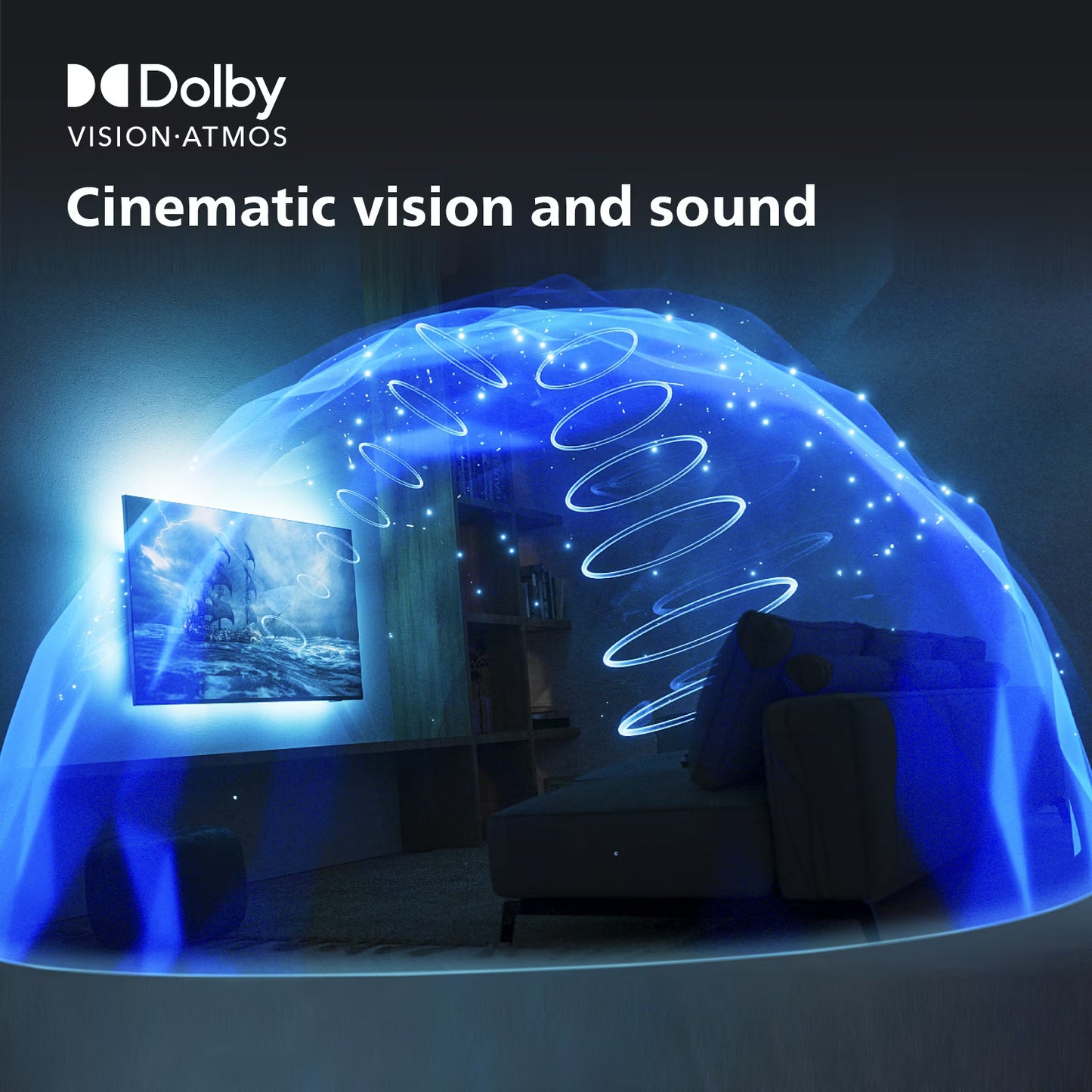 Philips - 50 inch - 50PUS8108/12 - 4K Ultra HD-LED + Ambilight