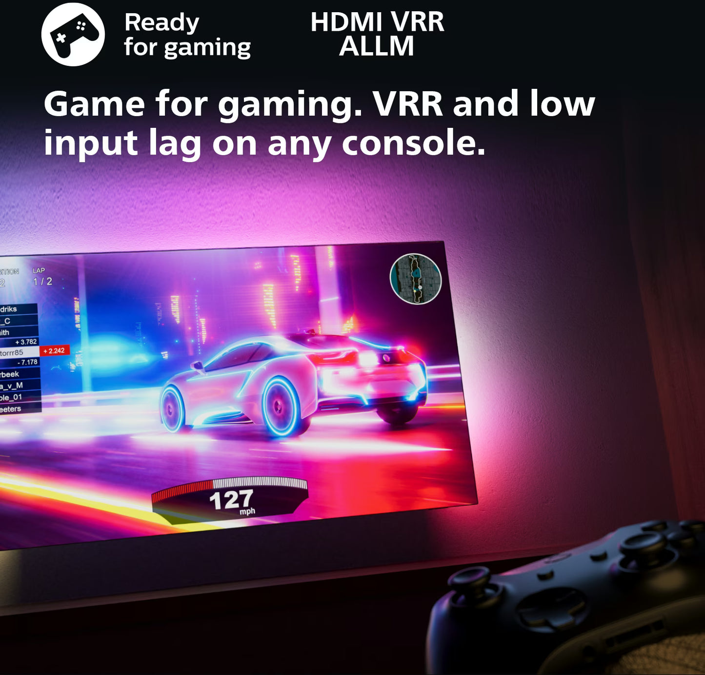 Philips - 50 inch - 50PUS8108/12 - 4K Ultra HD-LED + Ambilight
