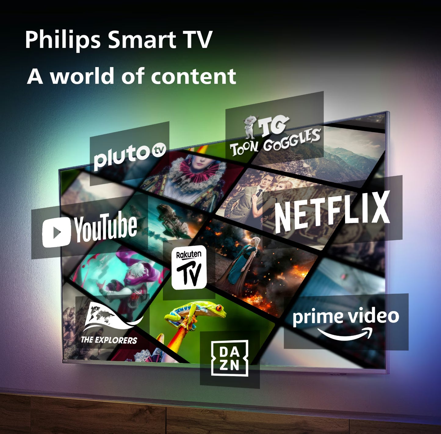 Philips - 50 inch - 50PUS8108/12 - 4K Ultra HD-LED + Ambilight