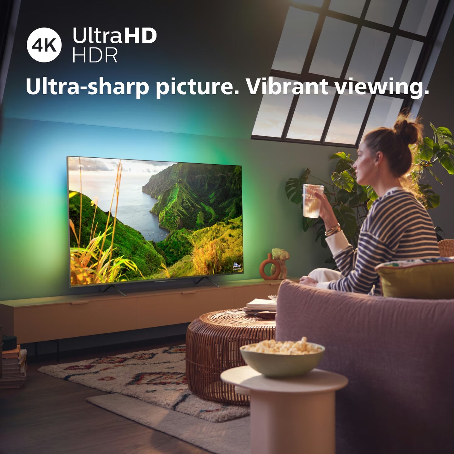 Philips - 50 inch - 50PUS8108/12 - 4K Ultra HD-LED + Ambilight