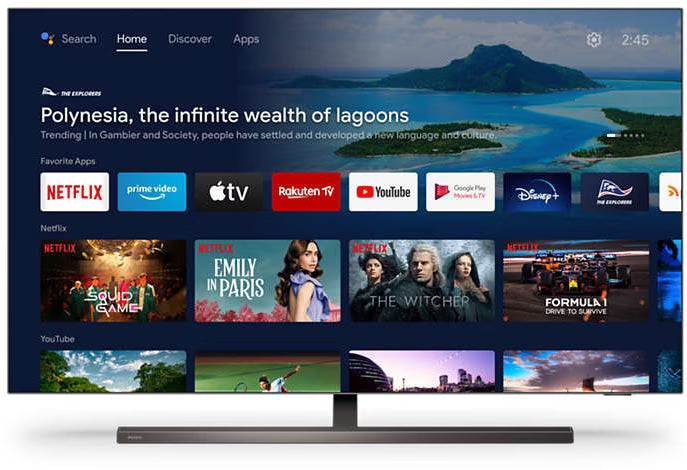 Philips - 55 inch - 55OLED887/12 - OLED TV + Ambilight