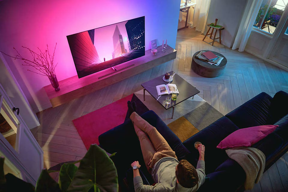 Philips - 55 inch - 55OLED856/12 - OLED TV + Ambilight