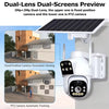 [PRE-ORDER] DUAL LENS PTZ SLIMME PTZ BEVEILIGINGS CAMERA MET ZONNEPANEEL