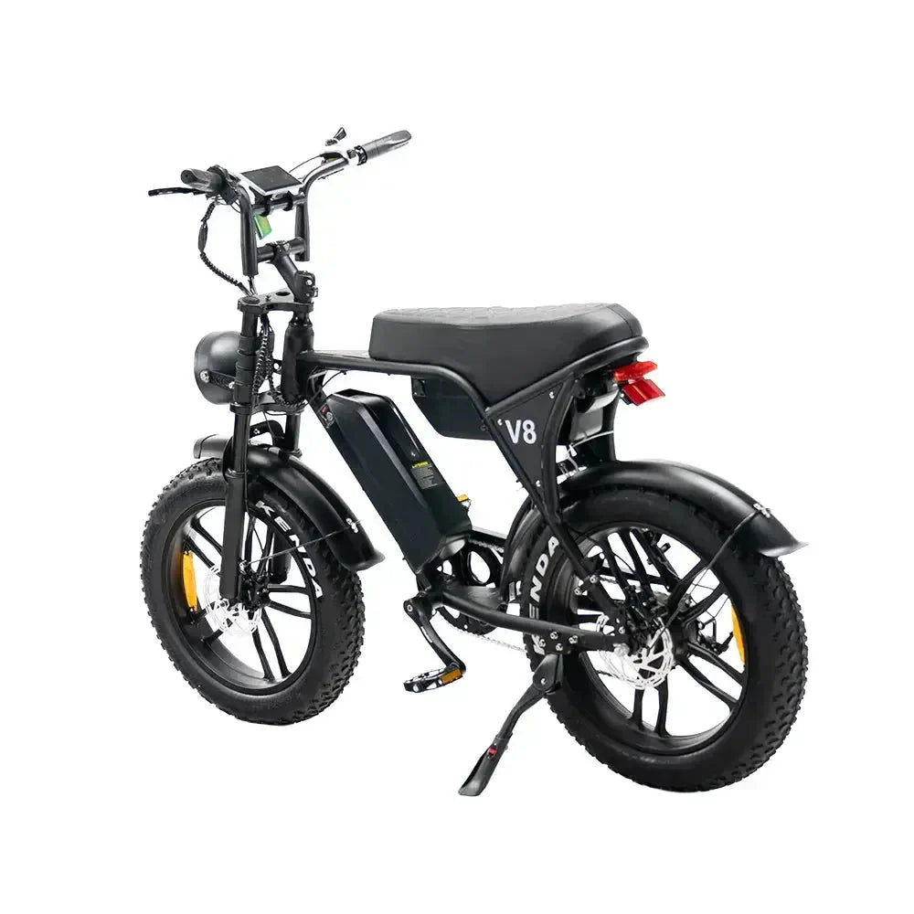 OUXI V8 MAX dubbele accu - Fatbike - Zwart - Hydraulische Remmen