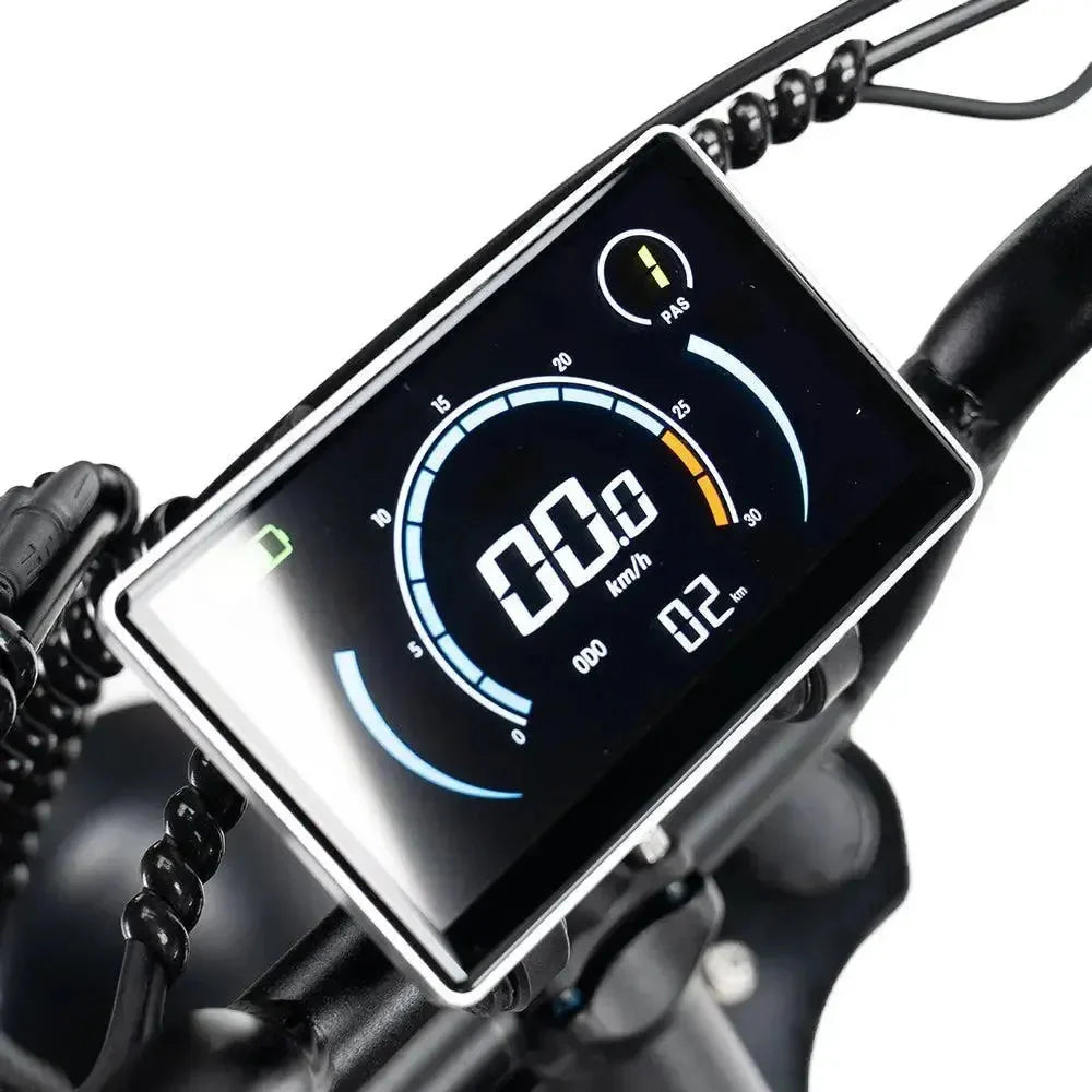 OUXI V8 MAX dubbele accu - Fatbike - Zwart - Hydraulische Remmen