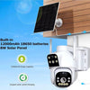 [PRE-ORDER] DUAL LENS PTZ SLIMME PTZ BEVEILIGINGS CAMERA MET ZONNEPANEEL