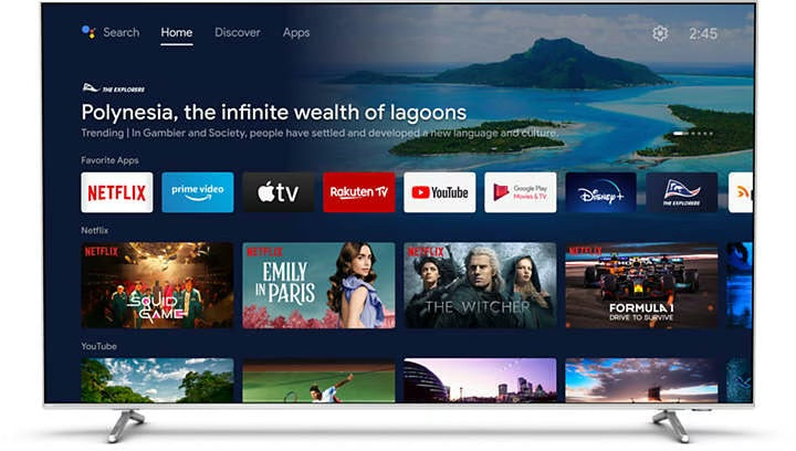 Philips - The One - 86 inch - 86PUS8807/12 - 4K Ultra HD-LED + Ambilight