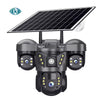 [PRE-ORDER] QUAD '4' LENS PTZ CAMERA 8K BEVEILIGINGS CAMERA MET ZONNEPANEEL