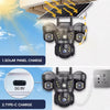 [PRE-ORDER] QUAD '4' LENS PTZ CAMERA 8K BEVEILIGINGS CAMERA MET ZONNEPANEEL