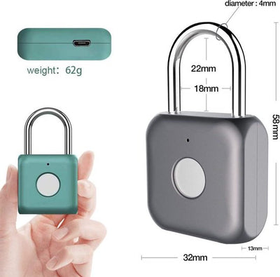 [PRE-ORDER] VINGERAFDRUK SLOT XS 'Voor Koffers'