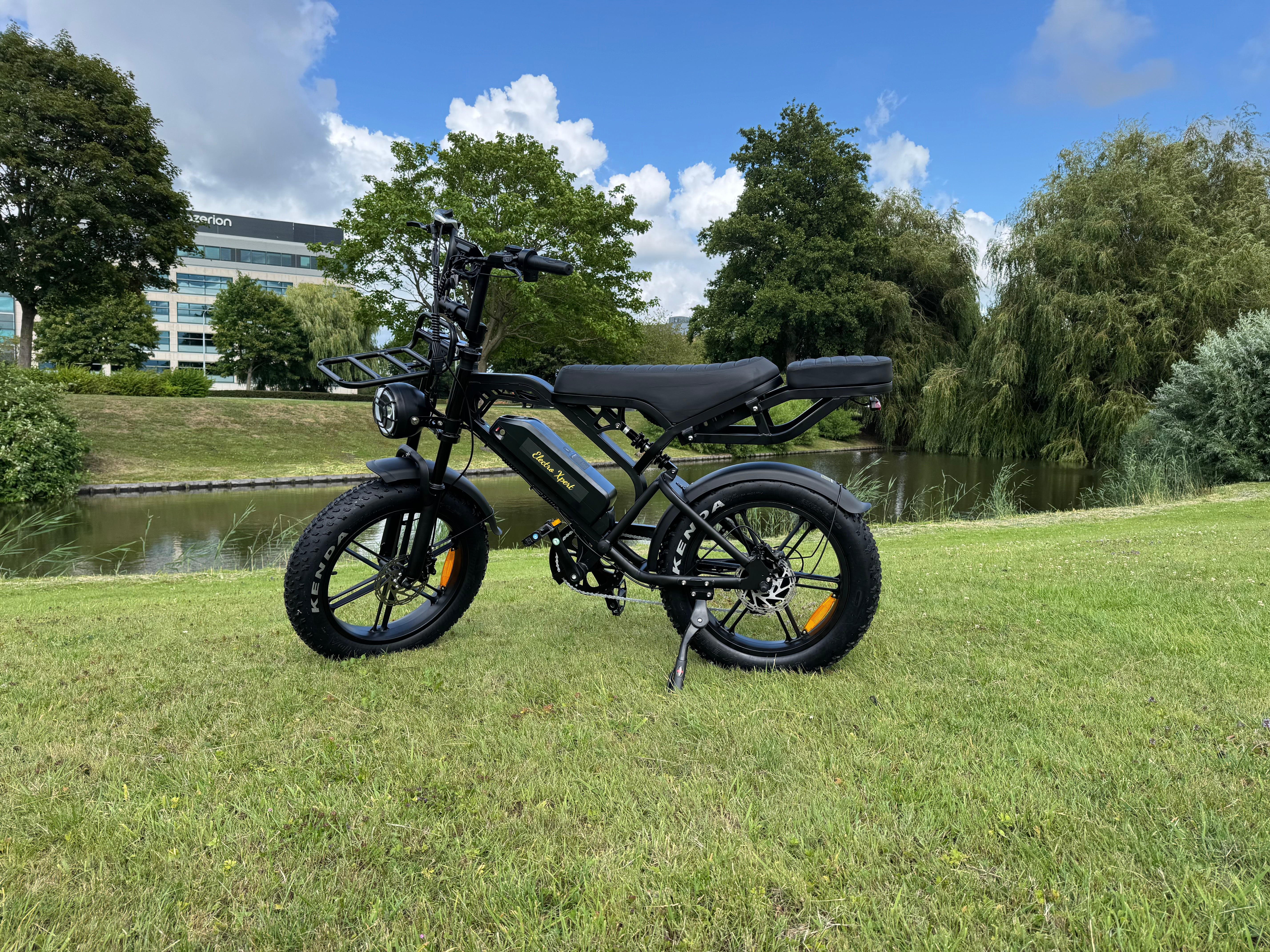 Fatbike - QMWheels - V20 pro 9.0 - Zwart - Hydraulische remmen