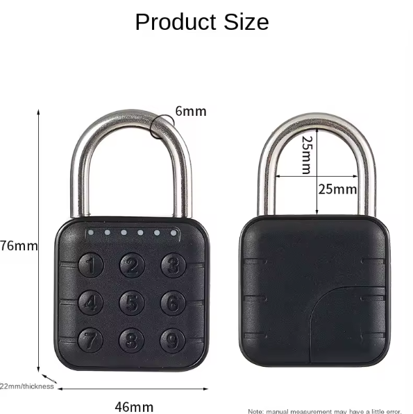 VINGERAFDRUK SLOT M - Openen met code en app op de telefoon